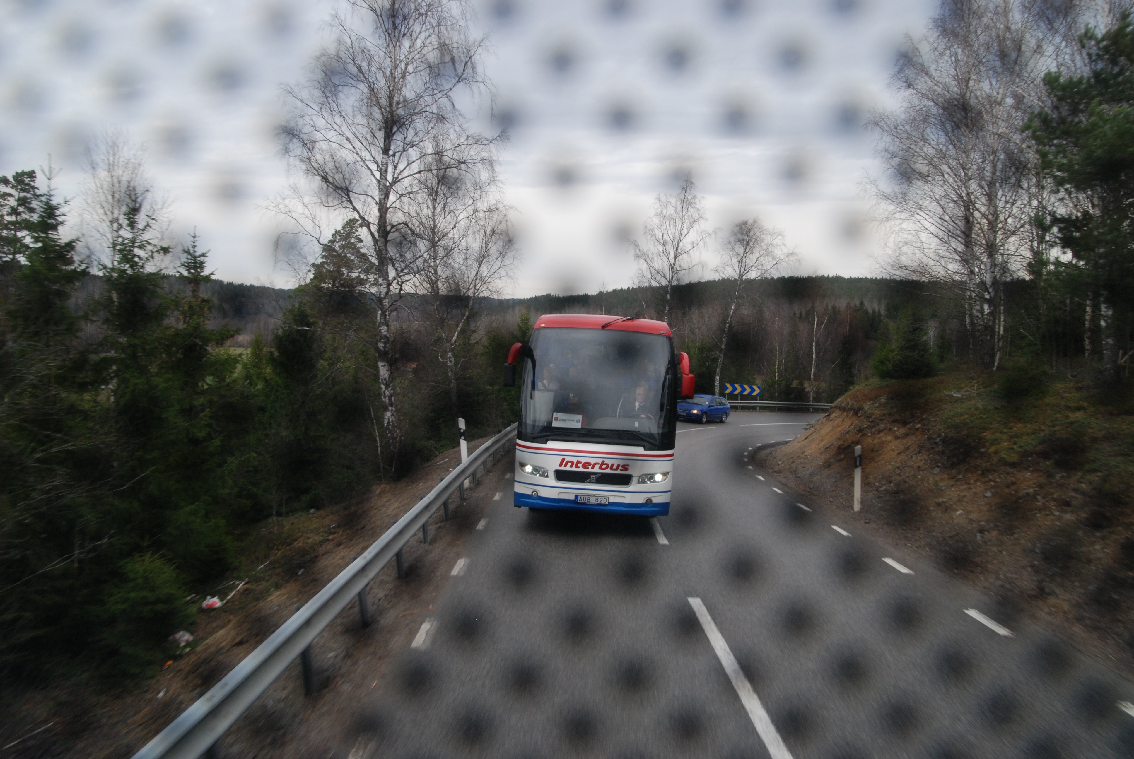 Buss på väg B 11 april 2011
