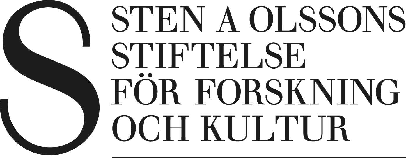 Logotyp Sten A Olssons Stiftelse för Forskning och Kultur