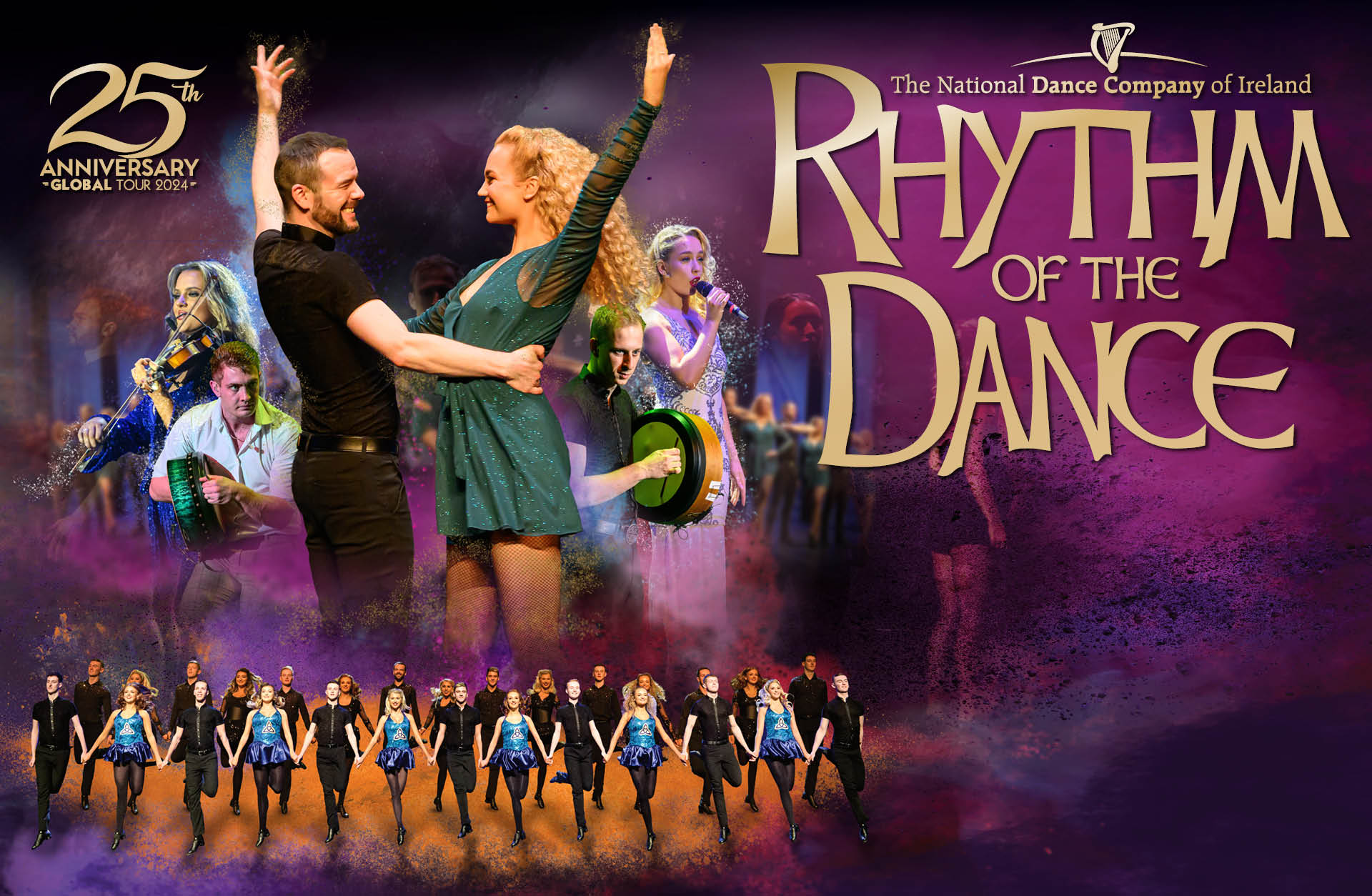 Rhythm of the Dance 2024 25 års jubileumsshow Konserthus