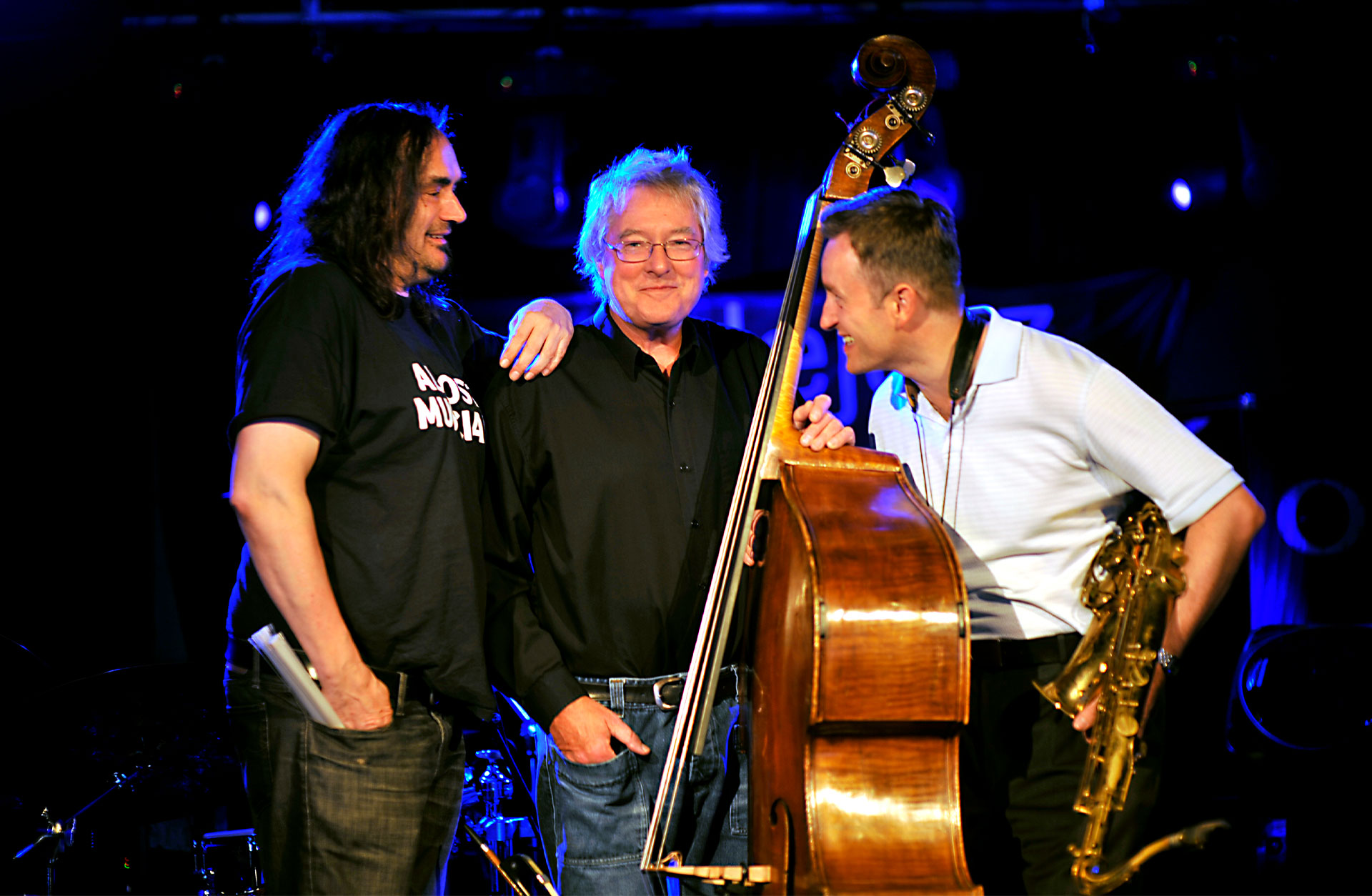 Arild Andersson trio i samband med en konsert.