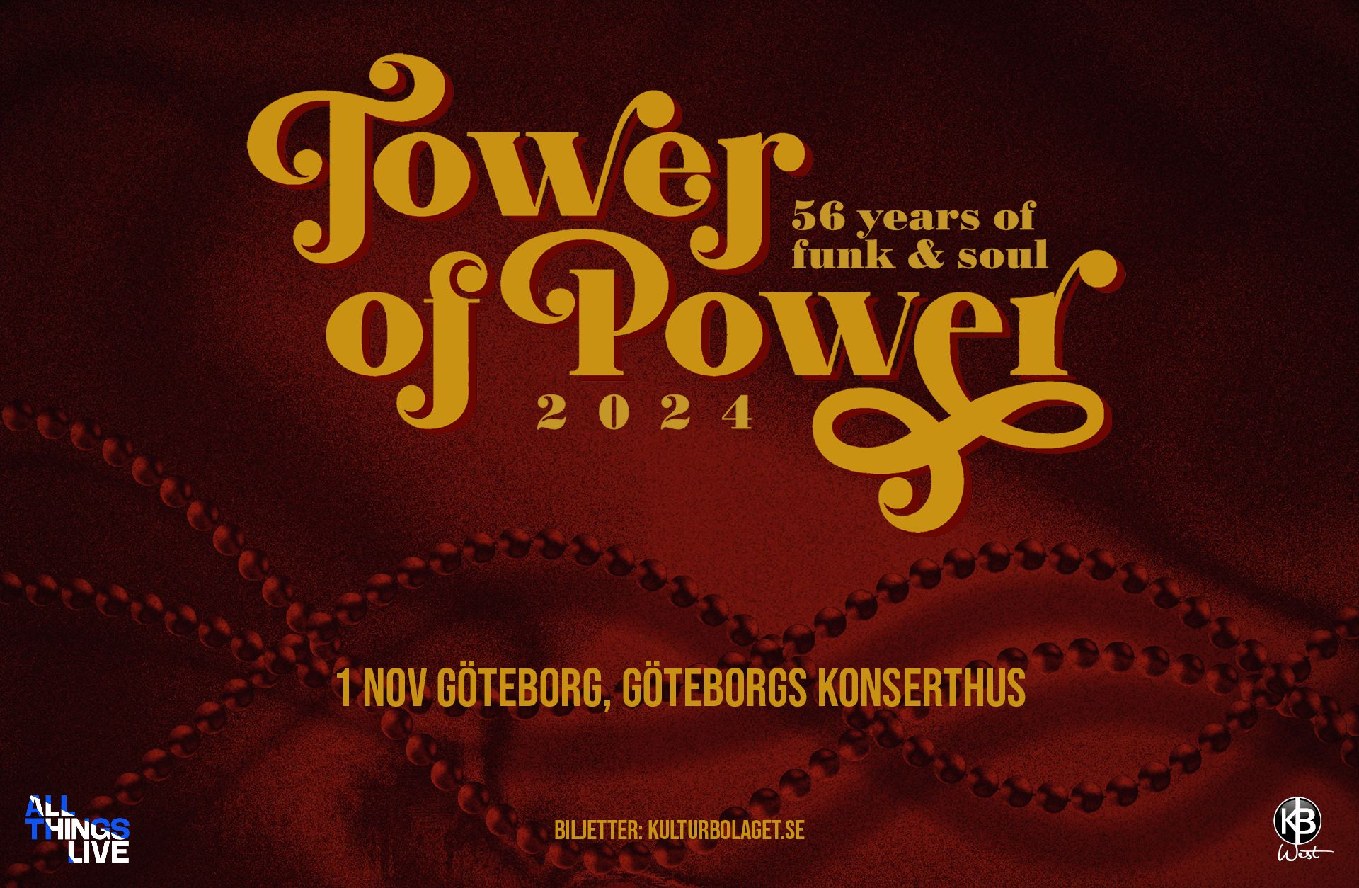 Röd bakgrund med text 