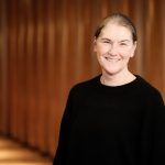 Anna-Karin Larsson i Stora salens foajé.