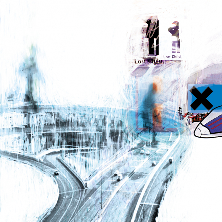 Bild från Radioheads albumframsida av OK Computer.